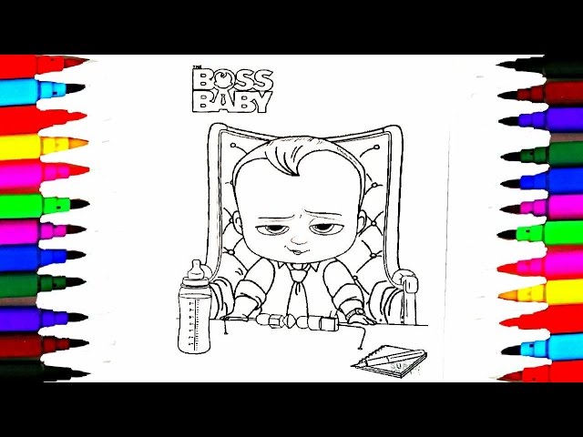 Free Coloring Printables For The Boss Baby From Dreamworks