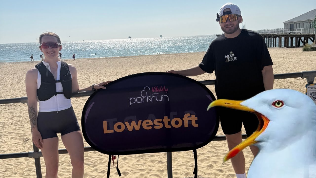Lowestoft Parkrun | Low tide, high stride