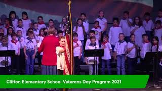 2021 Veterans Program   Clifton Elementary School