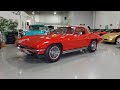 1965 Chevrolet Corvette Coupe in Red & 327 / 365 HP Engine Sound on My Car Story with Lou Costabile