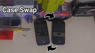 Swapping the cases on my Nokia E5's