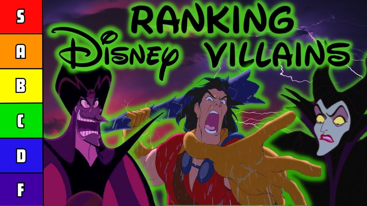 Disney Villains Who s The MOST EVIL Disney Bad Guy Tier List YouTube Disney Villains Who s The MOST EVIL Disney Bad Guy Tier List YouTube