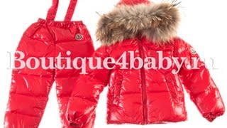 Детский зимний комбинезон, костюм монклер Moncler цвет красный глянец.(, 2015-08-30T11:50:43.000Z)