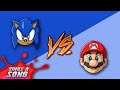 Sonic Vs Mario Rap Battle (Sonic The Hedgehog vs Super Mario Bros Video Game Parody)