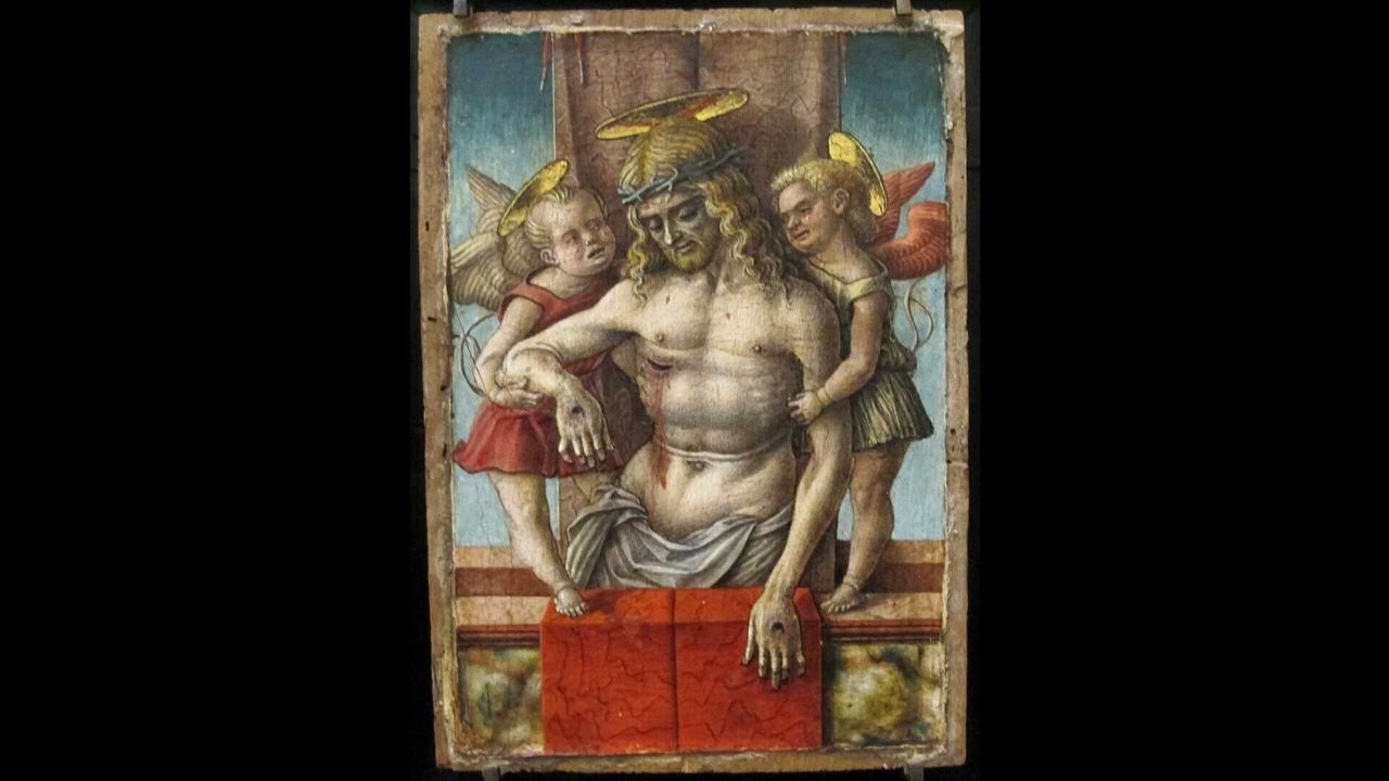Carlo Crivelli Cristo muerto sostenido por dos ángeles YouTube