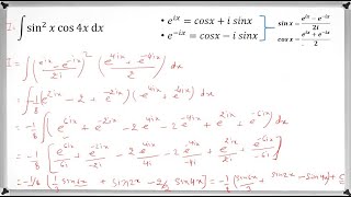 Integration using Euler's formula | Example Net Worth