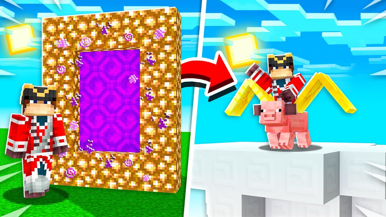 J'AI TROUVÉ LE PORTAIL DU PARADIS DANS MINECRAFT ! - YouTube
