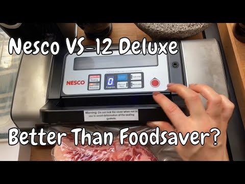 Nesco VS-12 Deluxe Food Vacuum Sealer - Really Better Than Foodsaver? Demo  and Overview 