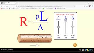 Resistance in a Wire Lab Simulation Overview
