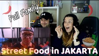 🇮🇩 FIRST TIME eating Nasi Goreng (Indonesian STREET FOOD in Jakarta) Pall Family Reaction!! 🇮🇩
