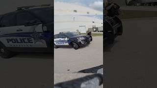 Cops Confront Stunt Rider | 🎥 @RobRippin #motorcycle #fyp #cop