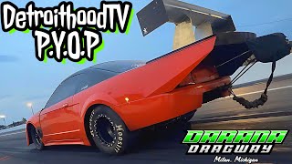 DetroitHoodTV Presents - P.Y.O.P Pour Your Own Puddle - Darana Dragway Milan - Part 2