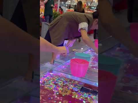Catching fishes at