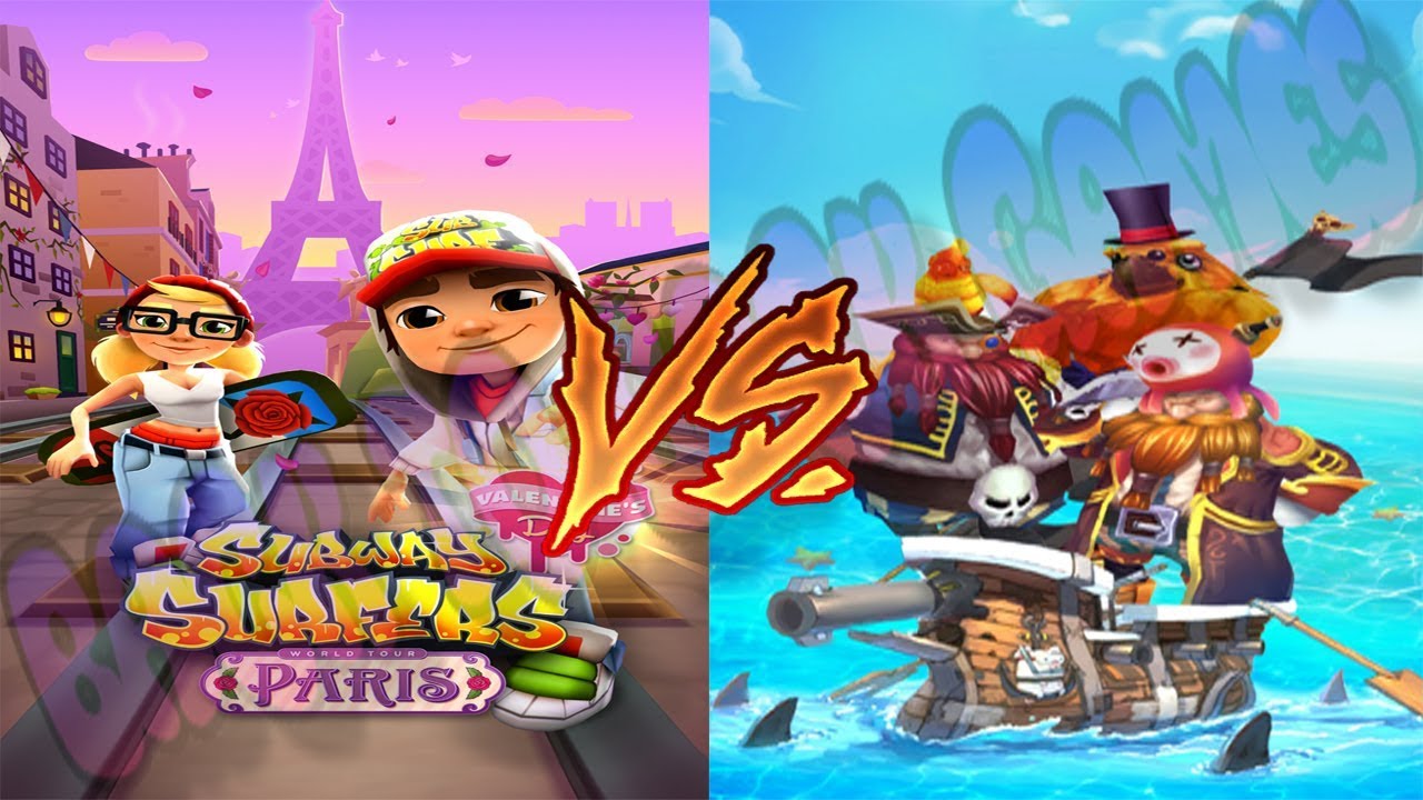 Subway Surfers vs Run Hunter Run Monster Runner Gameplay For All Kids And Babies