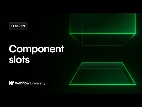 Component slots for consistency & flexibility — Webflow tutorial