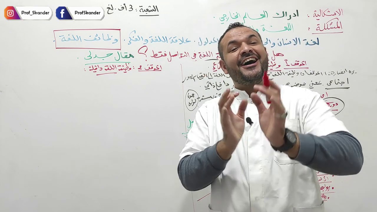 (الفلسفة (8) اللغة والفكر: وظائف اللغة (أد+ لغ)