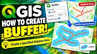 QGIS Buffer Tool | Create Buffer Zones Around Features | QGIS Tips