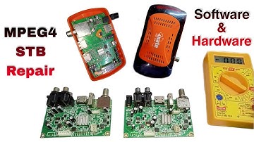 MPEG4 STB card Repair & Nate 2021 set Top box software Upgrade