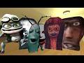 Liminal Hotel Crazy Frog tamino Selene Plankton And Police Officer | Nico's Nextbots Garry's Mod