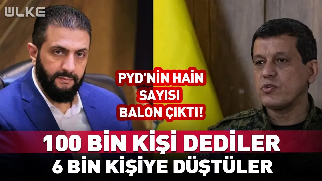 100 Bin Kişiyiz Dediler 6 Bine Düştüler! Suriye'deki Hainlerin Sayısı Balon Çıktı 