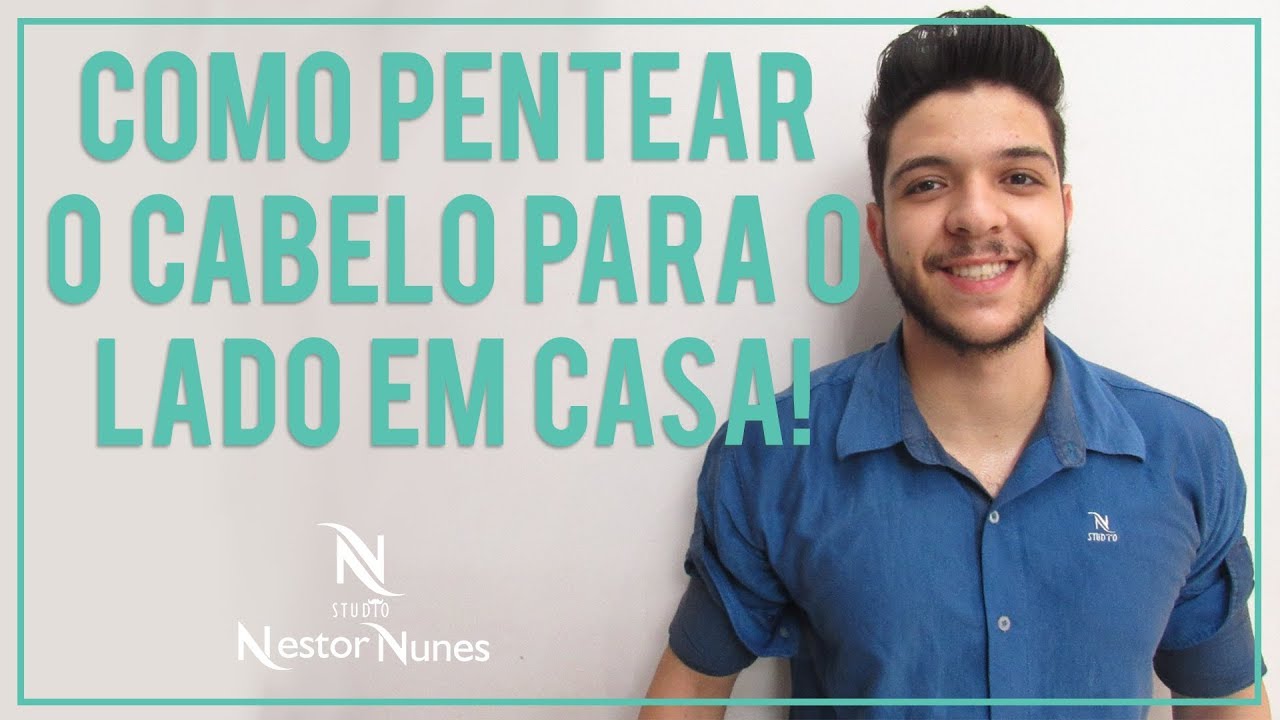 qual lado devo pentear o cabelo masculino