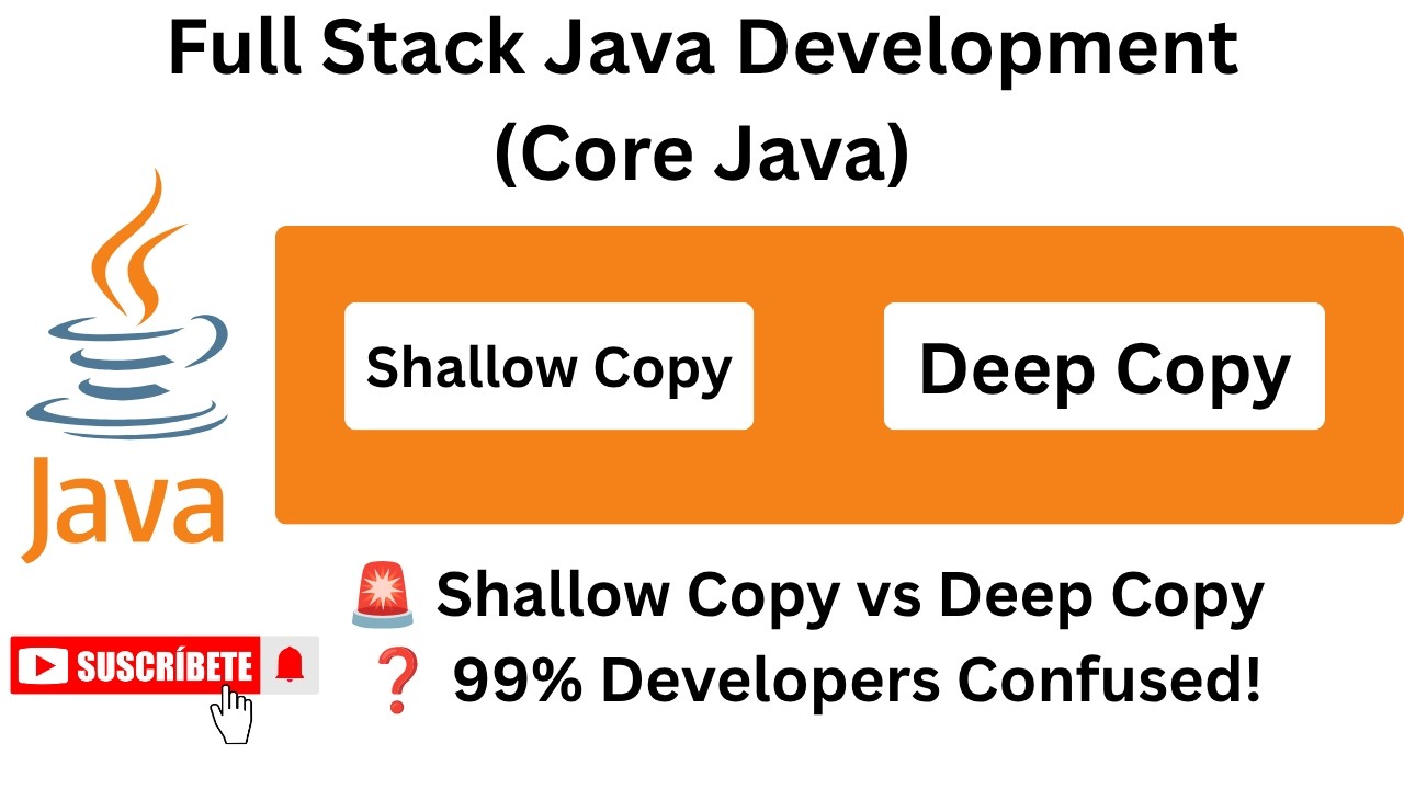 Shallow Copy vs Deep Copy in Java | clone() Method | Cloneable | 🚨 Most ...