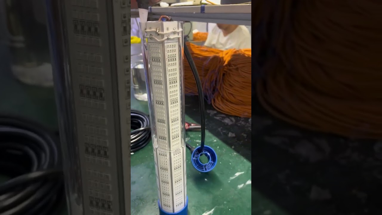 New Sunshine LED Fishing Lights - The Production Line In Factory