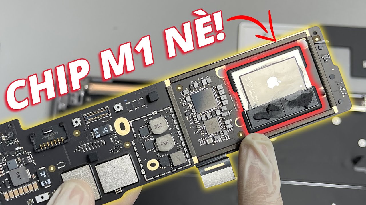 M1 Chip Outside Computer Tháo Tung Macbook Air M1 Đầu Tiên VN - Thực Hư Chip M1 Ra Sao| Macbook ...
