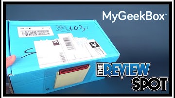 Subscription Spot | My Geek Box September 2017 Subscription UNBOXING