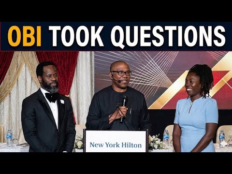 Peter Obi Took Questions At The Africa Business Club Conference 