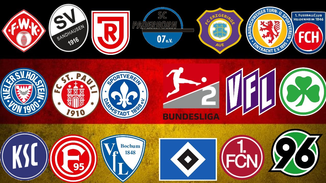 Segunda Division del Futbol de Alemania (2. Bundesliga) ESTADIOS Y EQUIPOS  - YouTube