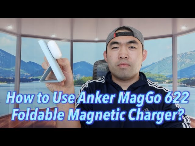 Anker 622 Magnetic Battery (MagGo) 5000mAh Wireless Power Bank Foldable  Portable Charger, Blue