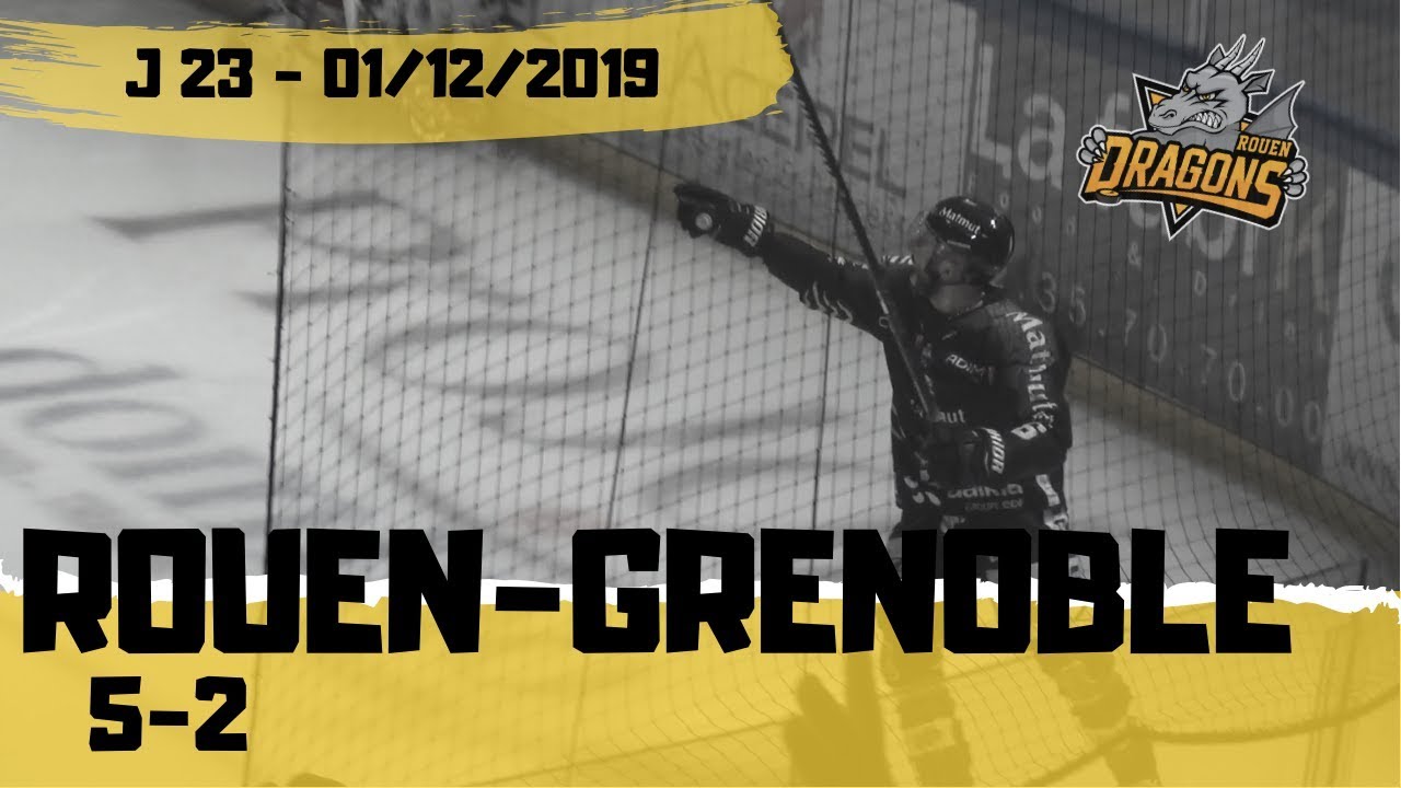 Hockey : Rouen - Grenoble Ligue Magnus 2019/2020 J23