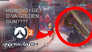 Overwatch 2 funny moments ep 1 - D.VA GOLDEN GUN GLITCH!
