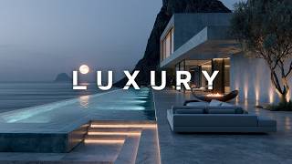 Luxury Chillout Lounge | Moonlight Infinity Pool Villa Ambience For Deep Relaxation And Focus