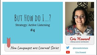 🔊Active Listening Strategy - How Languages are Learned Ep4: Teaching Newcomers | ESL PD for teachers screenshot 5