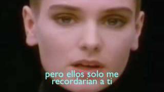 Sinead O connor Nothing compares to you (sub esp) chords
