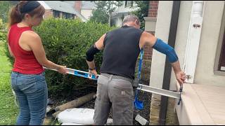 Cutting and Ripping Boards for Column Wraps and Stairs on this Difficult Porch Job (includes antics) @myfixituplife