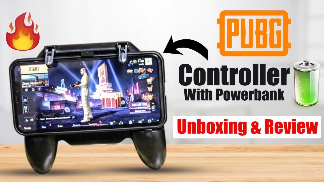 Pubg Mobile Controller With Fan & Power Bank | Unboxing | Aroon Kumar - 