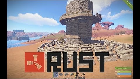 Rust base Building#2 - stopping ladder placing and twig building