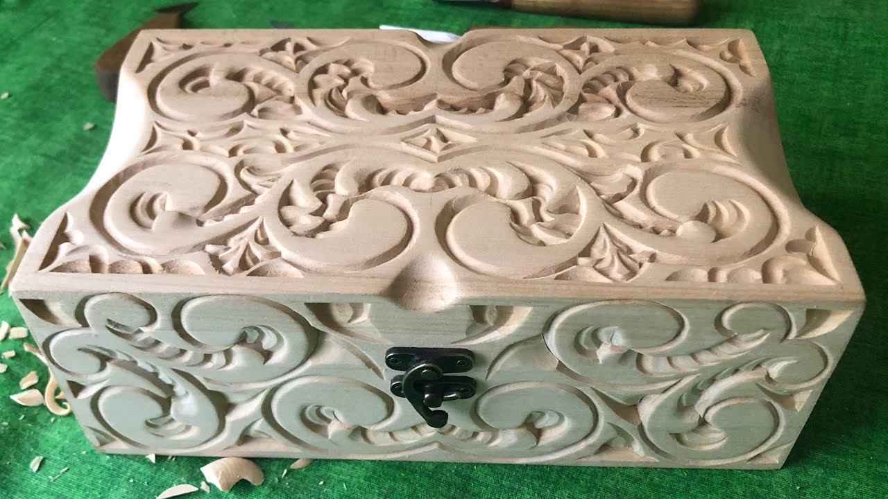 Come intagliare un cofanetto in legno. Lezione di intaglio sul legno per chi comincia
