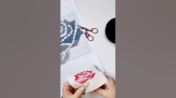 The joy of stitching with variegated floss is you never know exactly how the design will turn out.