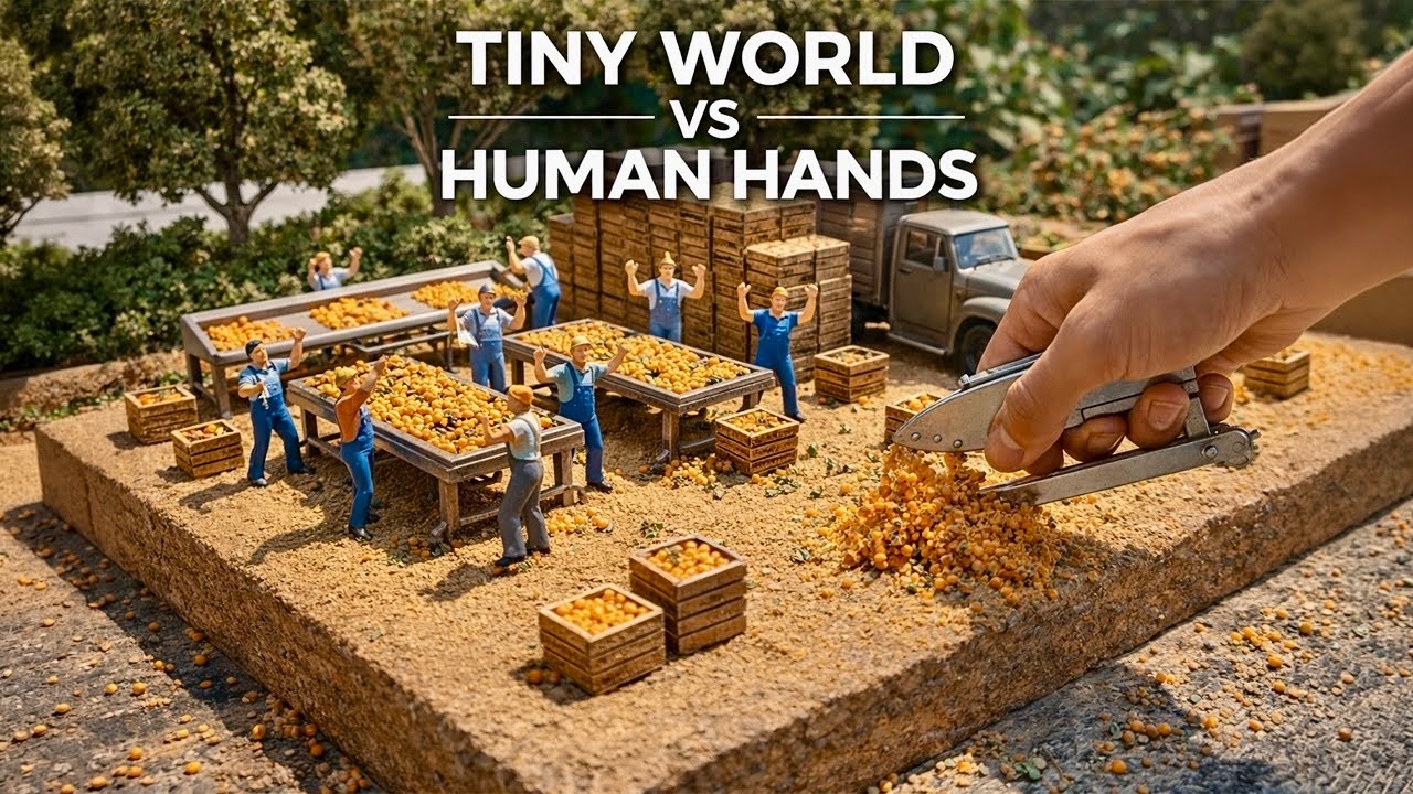 TINY WORLD VS HUMAN HANDS 🤯| ULTRA MACRO UNIVERSE | DIORAMA WORLD