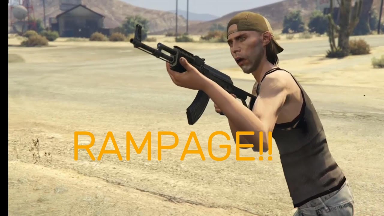 RAMPAGE with Trevor!! - GTA V Side missions!!