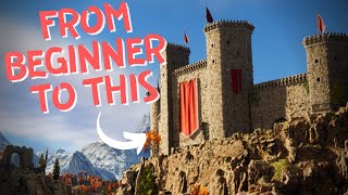 Medieval Castle Built In Unreal 5 As A Beginner