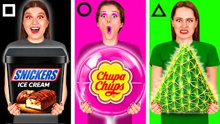 Geometrik Şekilli Yemek Kapişmasi | Harika Şakalar ve Hileler DaRaDa Challenge