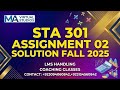 STA 301 || Assignment 02 Solution Fall 2025