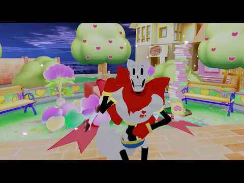 【VRChat 】 MMD Dance World -白い雪のプリンセスは 【Avater】UNDERTALE  Papyrus