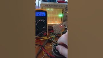 DIY dynamo : Motor + LED + Capacitor with Full Bridge Rectifier on oscilloscope