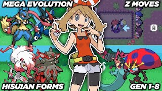 [New] Pokemon Gba Rom Hack with Z Moves, Mega Evolution, Gen 8, Hisuian Forms, Double Battle, More!